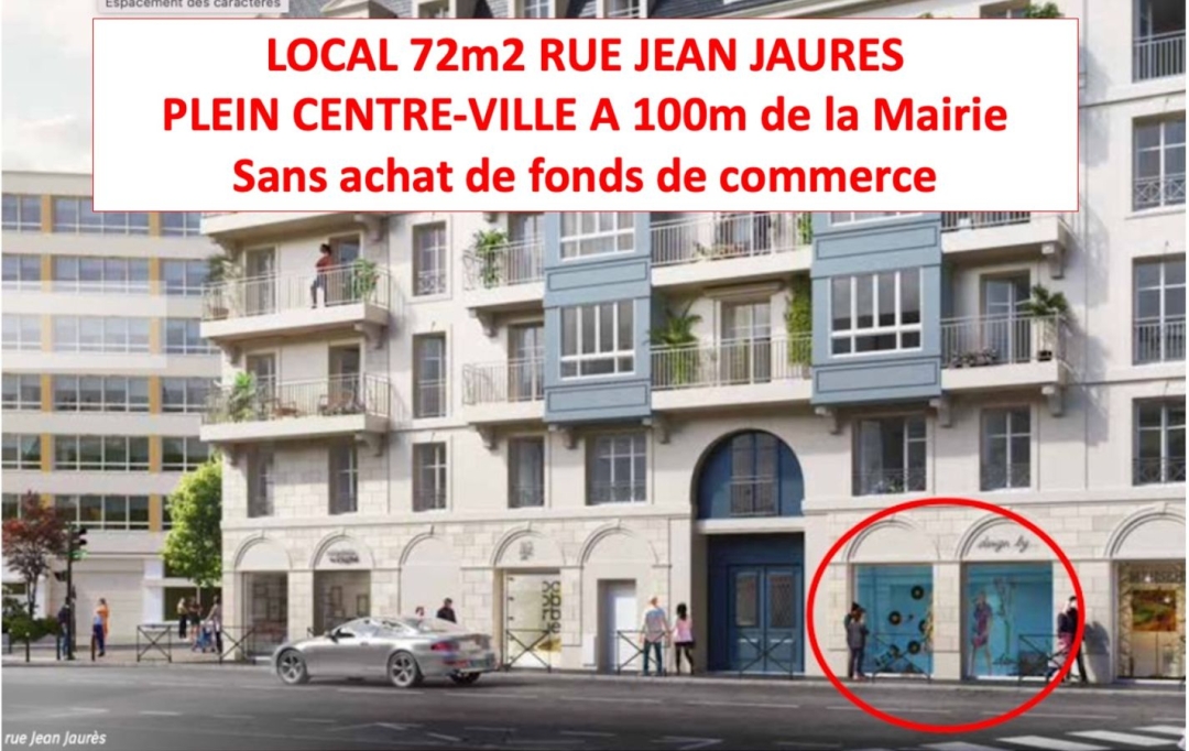 Annonces ARGENTEUIL : Local / Bureau | PUTEAUX (92800) | 73 m2 | 4 900 € 